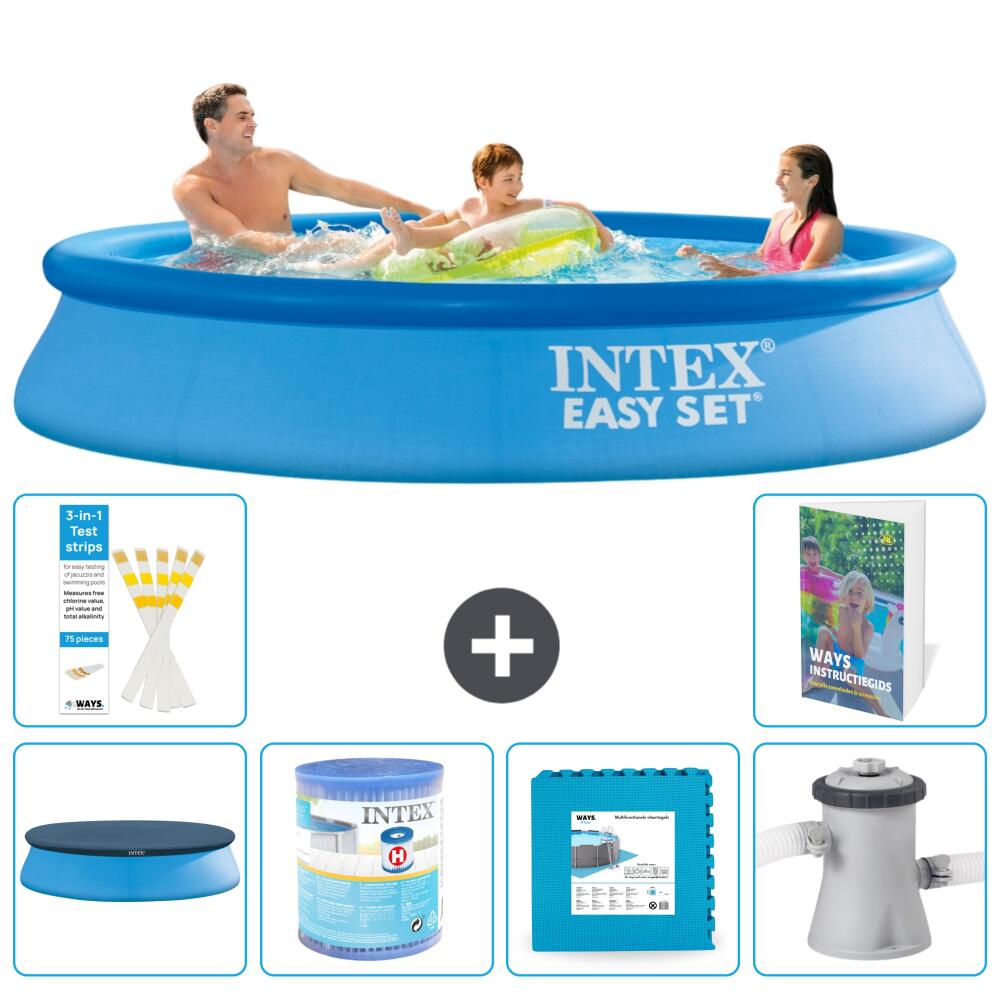 INTEX Basen Easy Set Okrągły - 305x61 cm - 7-częściowy S146