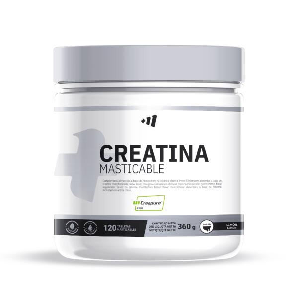 Monohydrat kreatyny (Creapure®) – 120 tabletek do żucia o smaku cytryny MASMUSCU