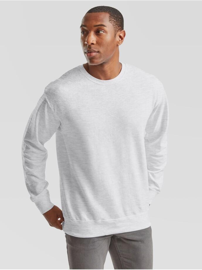 Lekka bluza dresowa Fruit Of The Loom Adulto Gris