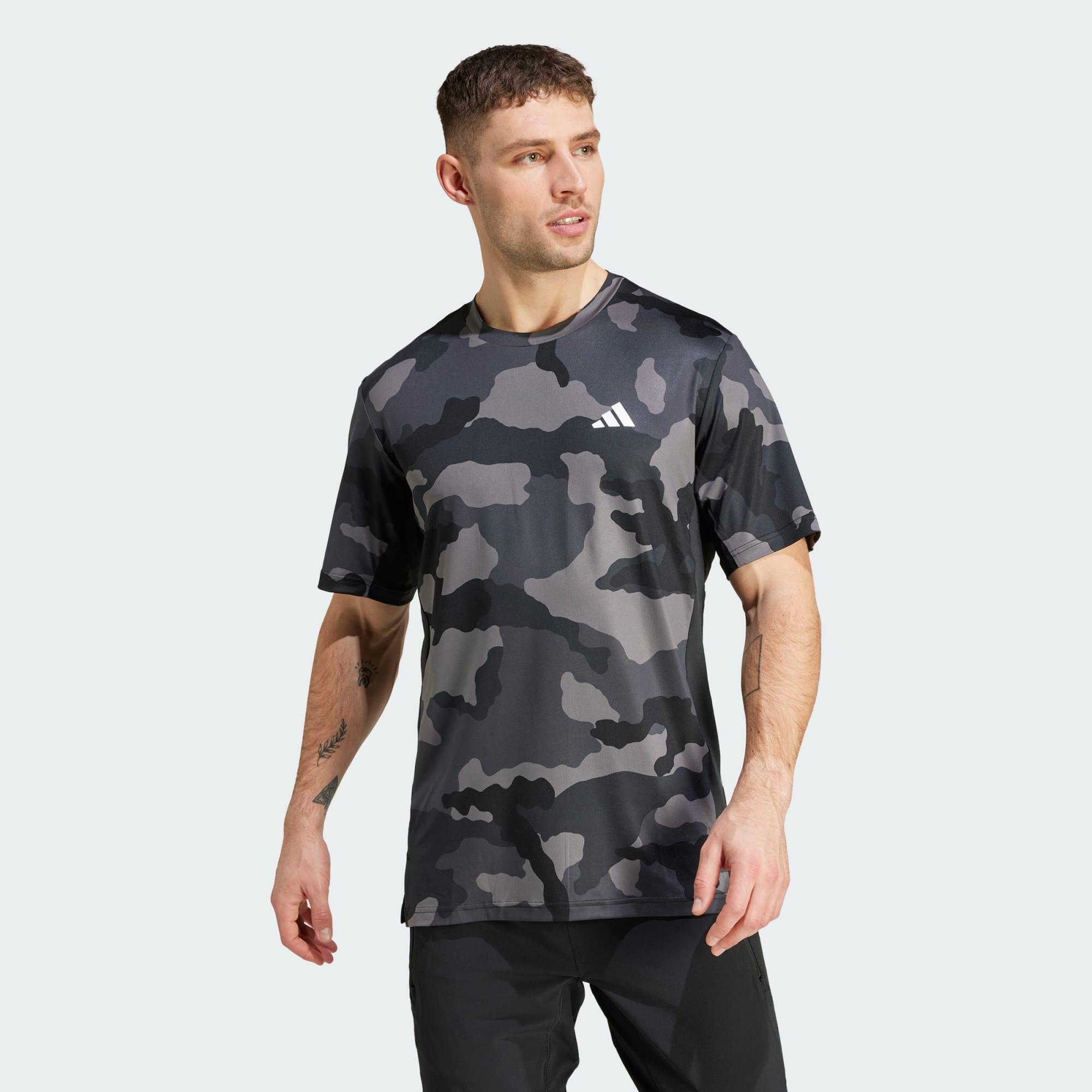 Koszulka Train Essentials Camo Allover Print