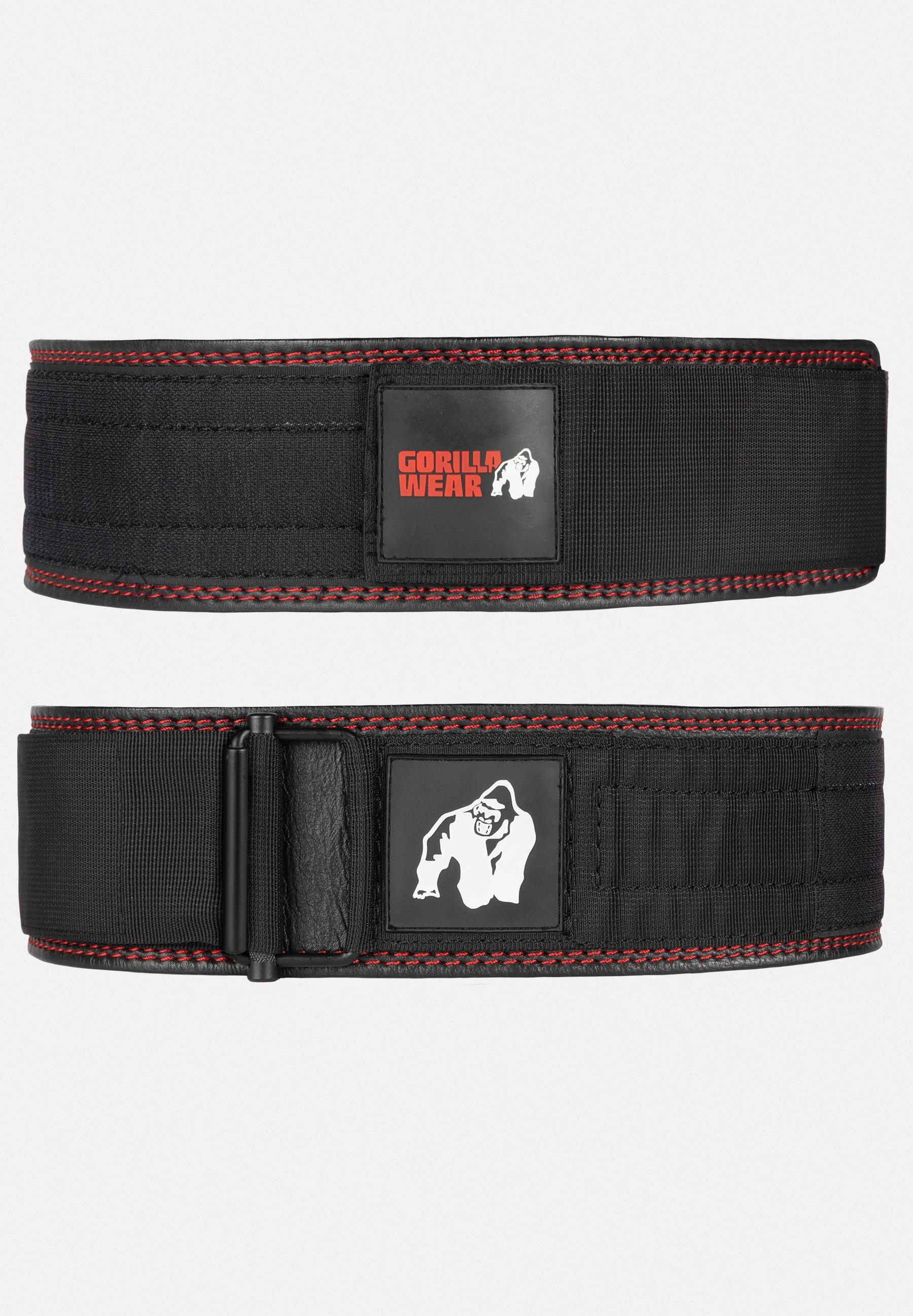 4 Inch Premium Leather Pas do podnoszenia - Czarny
