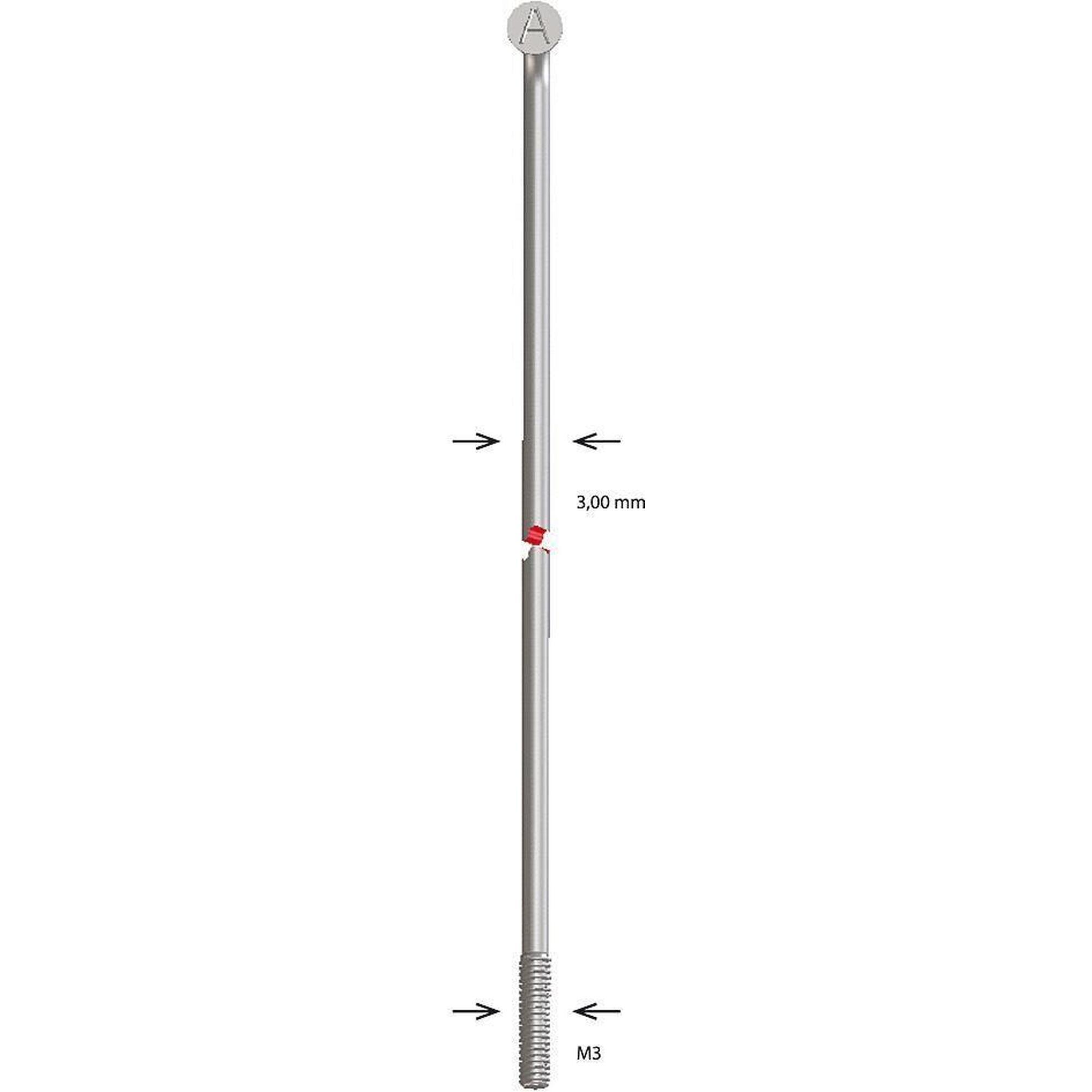 Alpina szprycha cynkowa M3 x 194 mm (100 szt.)