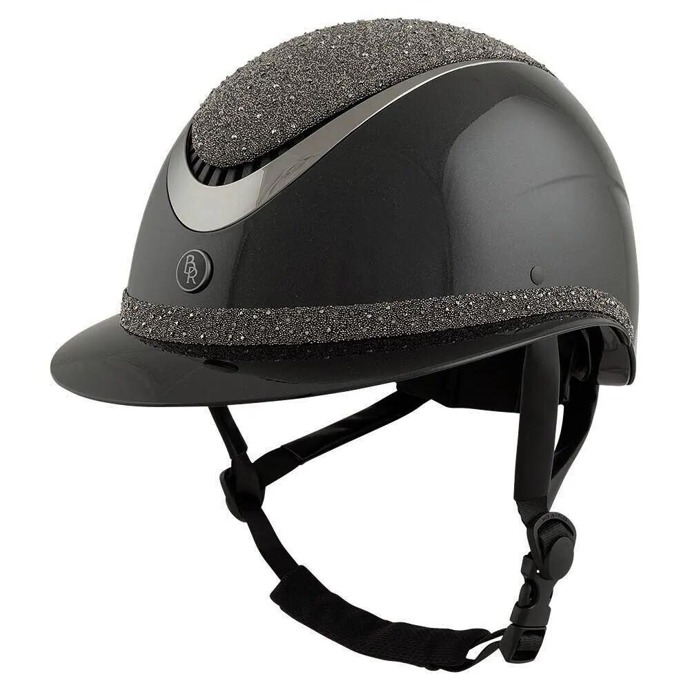 Kask jeździecki BR Equitation Thèta Plus Dazzling Glamourous Glossy