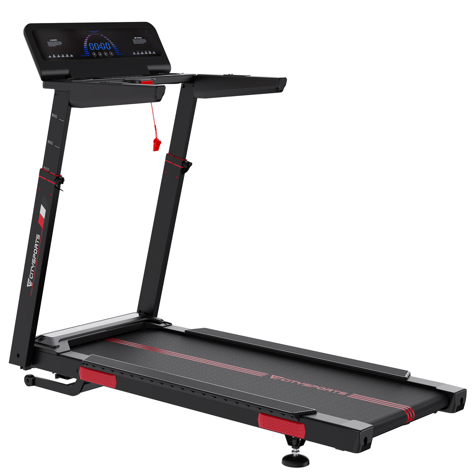 Bieżnia elektryczna dorosły fitness składana 16,5km/h AI,Bosch motor