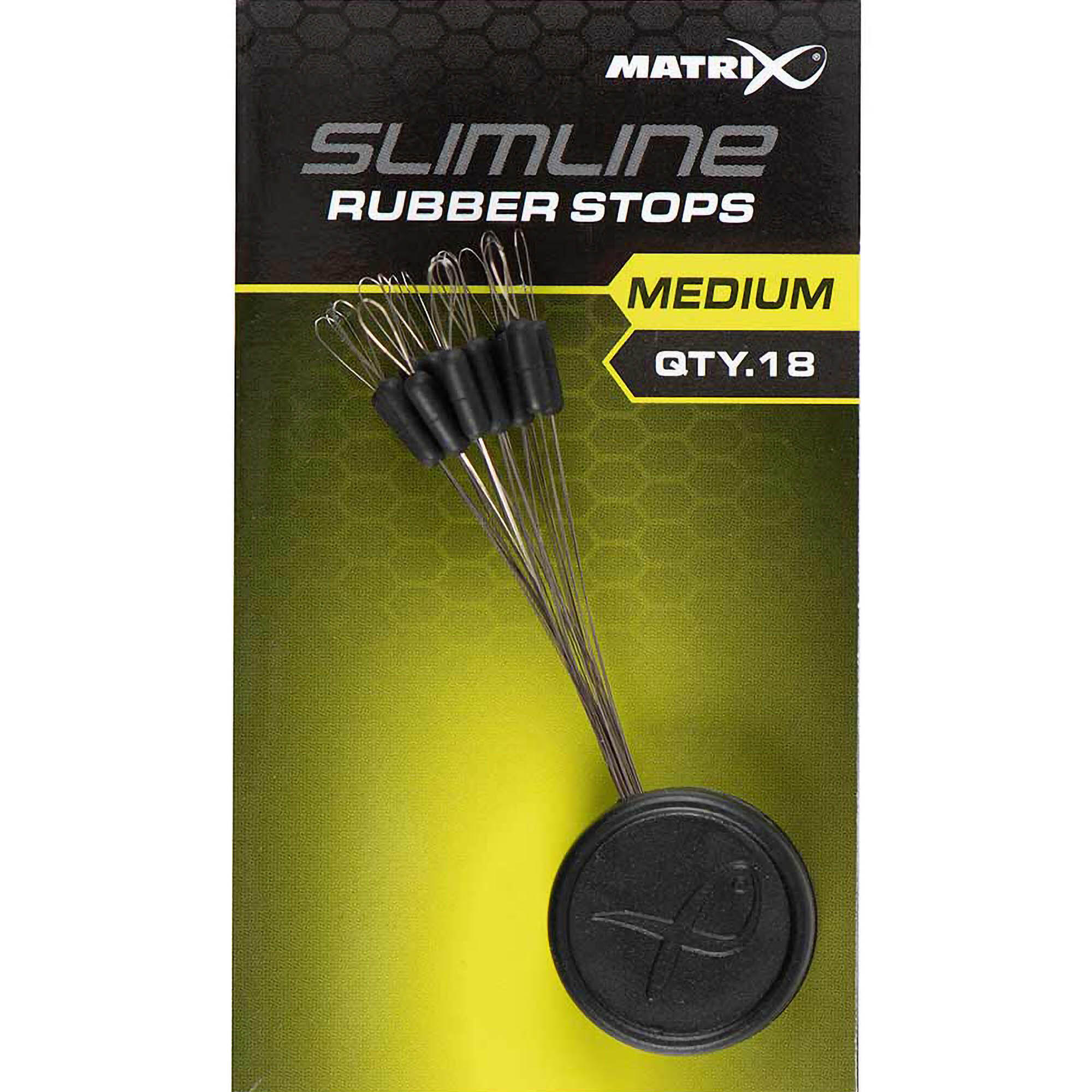 Stopery Method Feeder Matrix Slim Line Rubber Stops M - 18 Szt