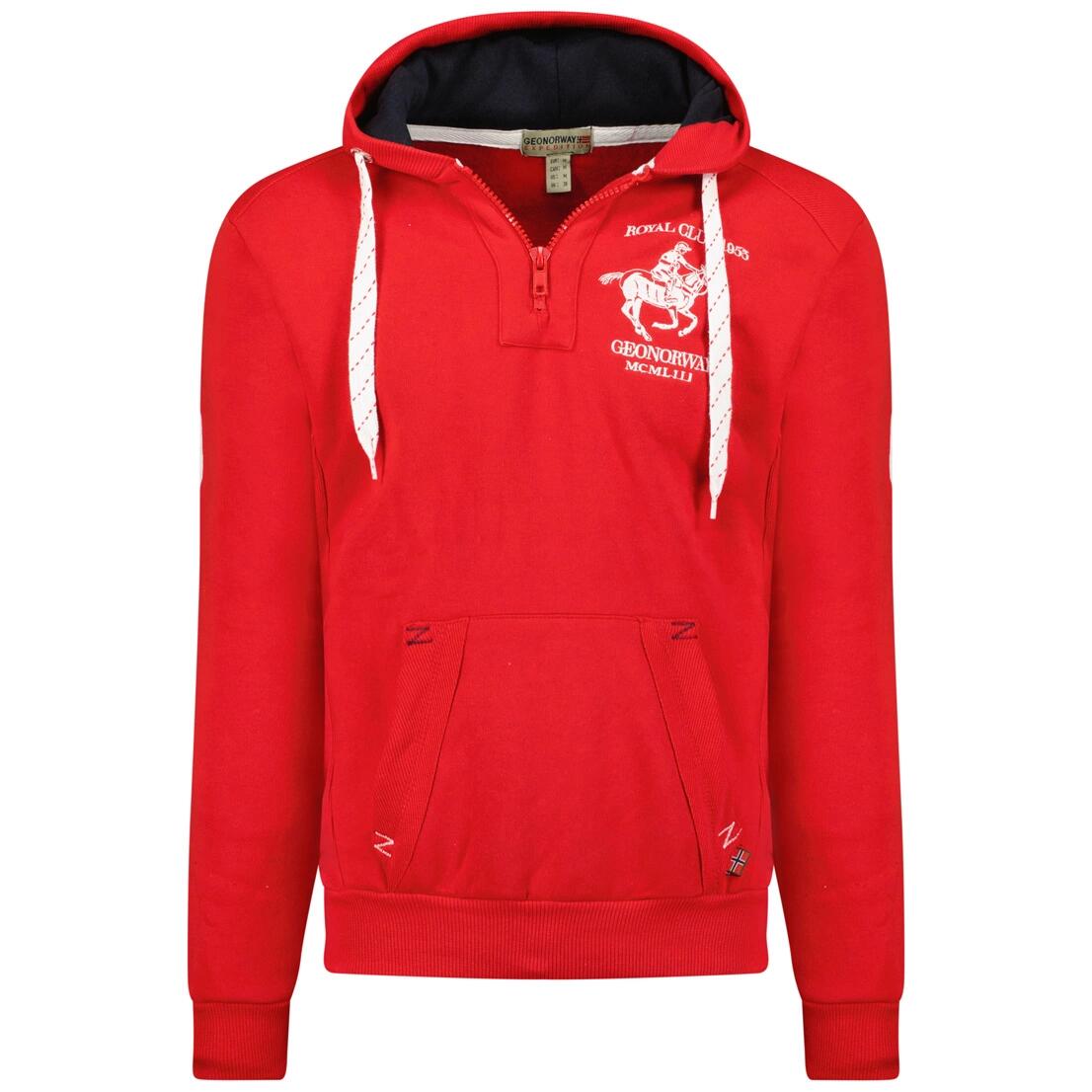Bluza Geographical Norway FOLTON EO MEN 100 czerwony męska (WW4783H/GNO-Red)