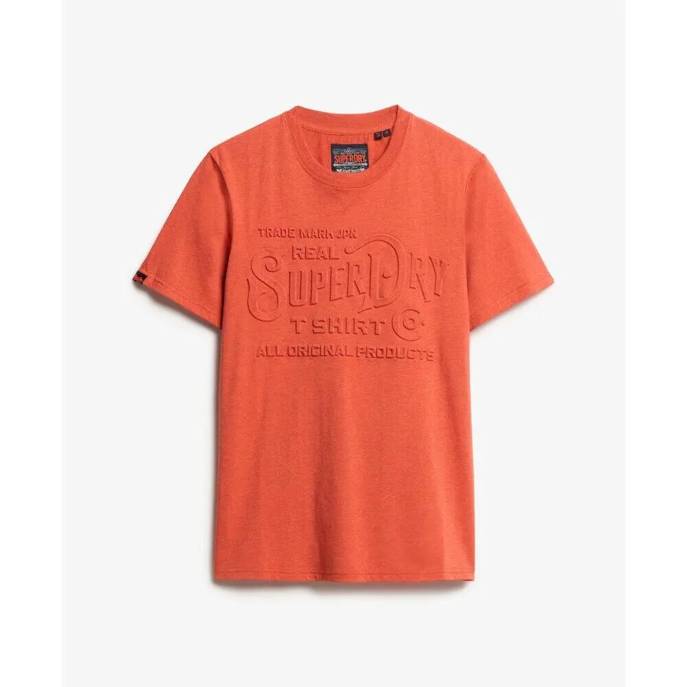 Koszulka z wytłoczonym logo Superdry
