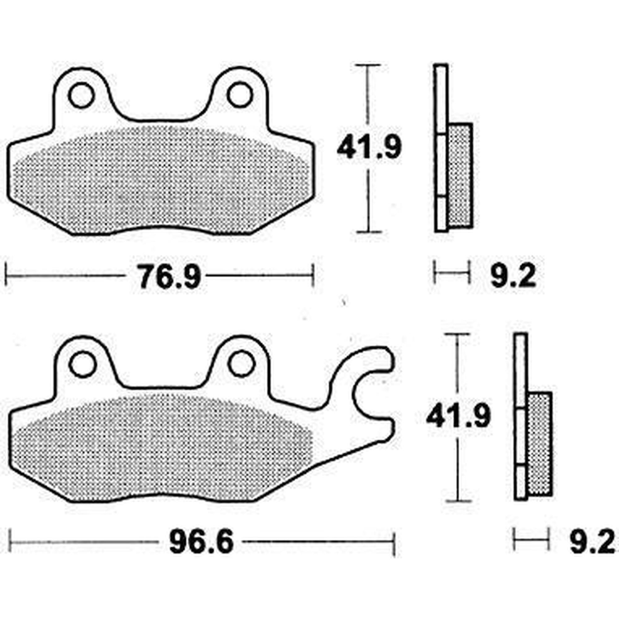Klocki hamulcowe Trw MCB 663 SRM z metalu sinterowanego