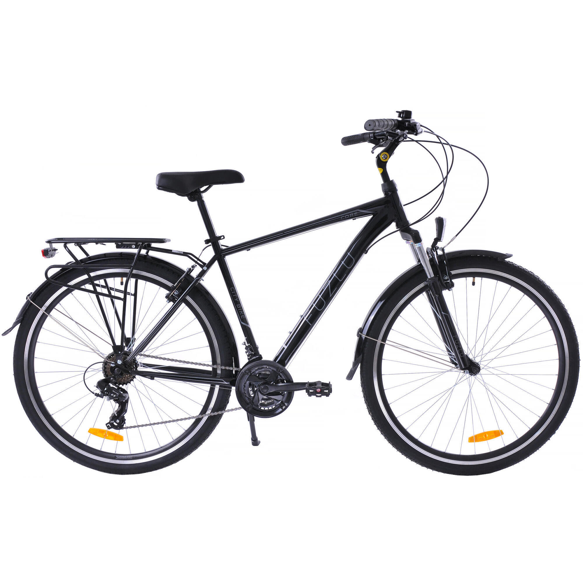 Rower trekkingowy 28 Fuzlu Core Men amor. (20) czarny/srebrny/srebrny połysk