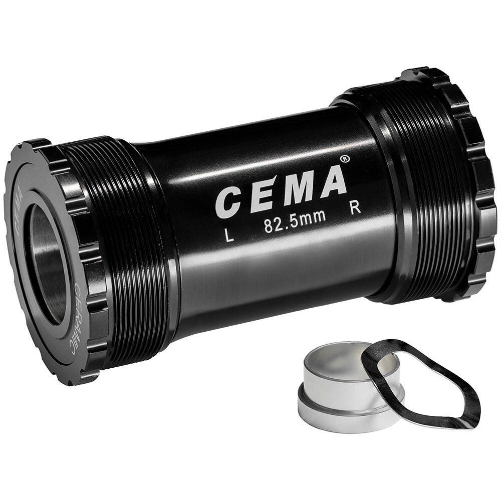 CEMA suport T45 do SRAM GXP, stal nierdzewna, czarny