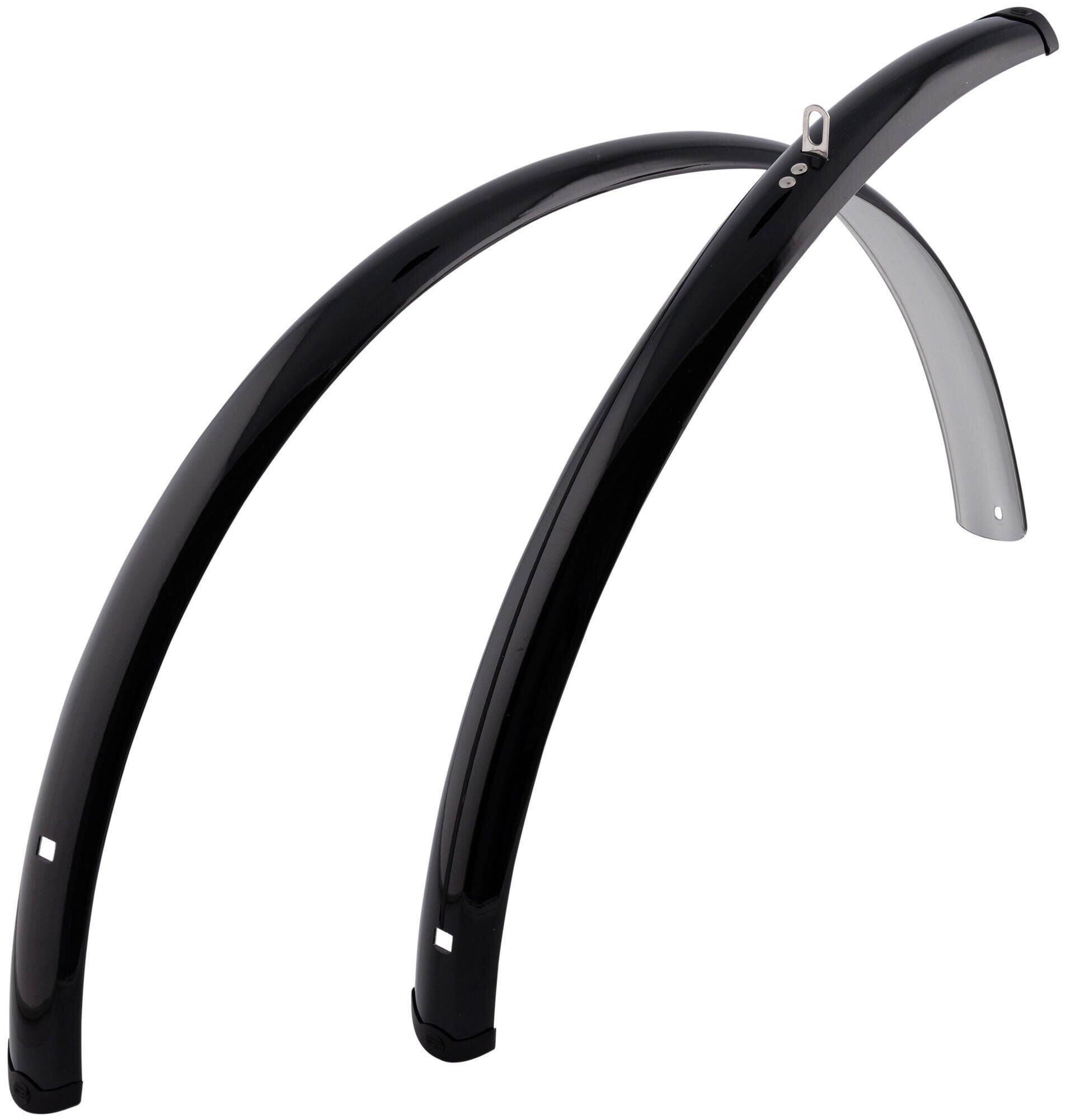 Zestaw błotników CONTEC Splash Protect 28 45 mm czarny błyszczący