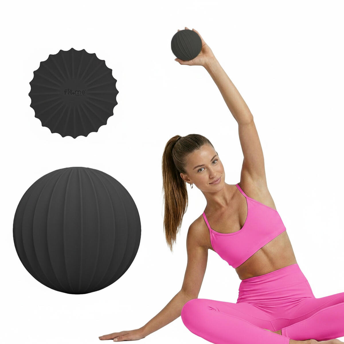 PIŁKA OBCIĄŻENIOWA SILIKONOWA DO ĆWICZEŃ FITNESS REHABILITACJI 1.5 KG