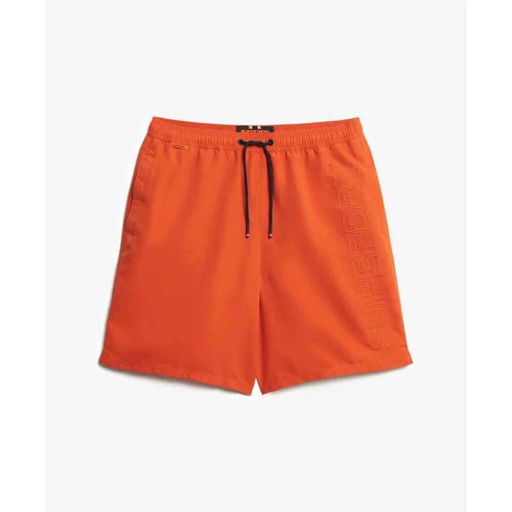 Wysokiej jakości kąpielówki z haftem Superdry