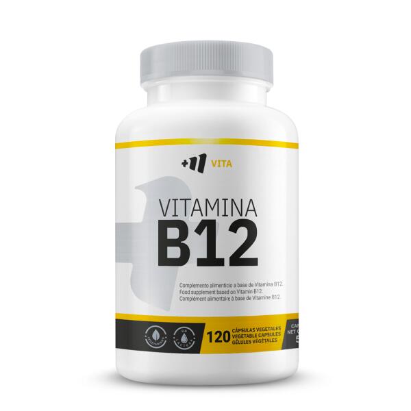 Witamina B12 1000μg - 120 kapsułek roślinnych MASMUSCULO