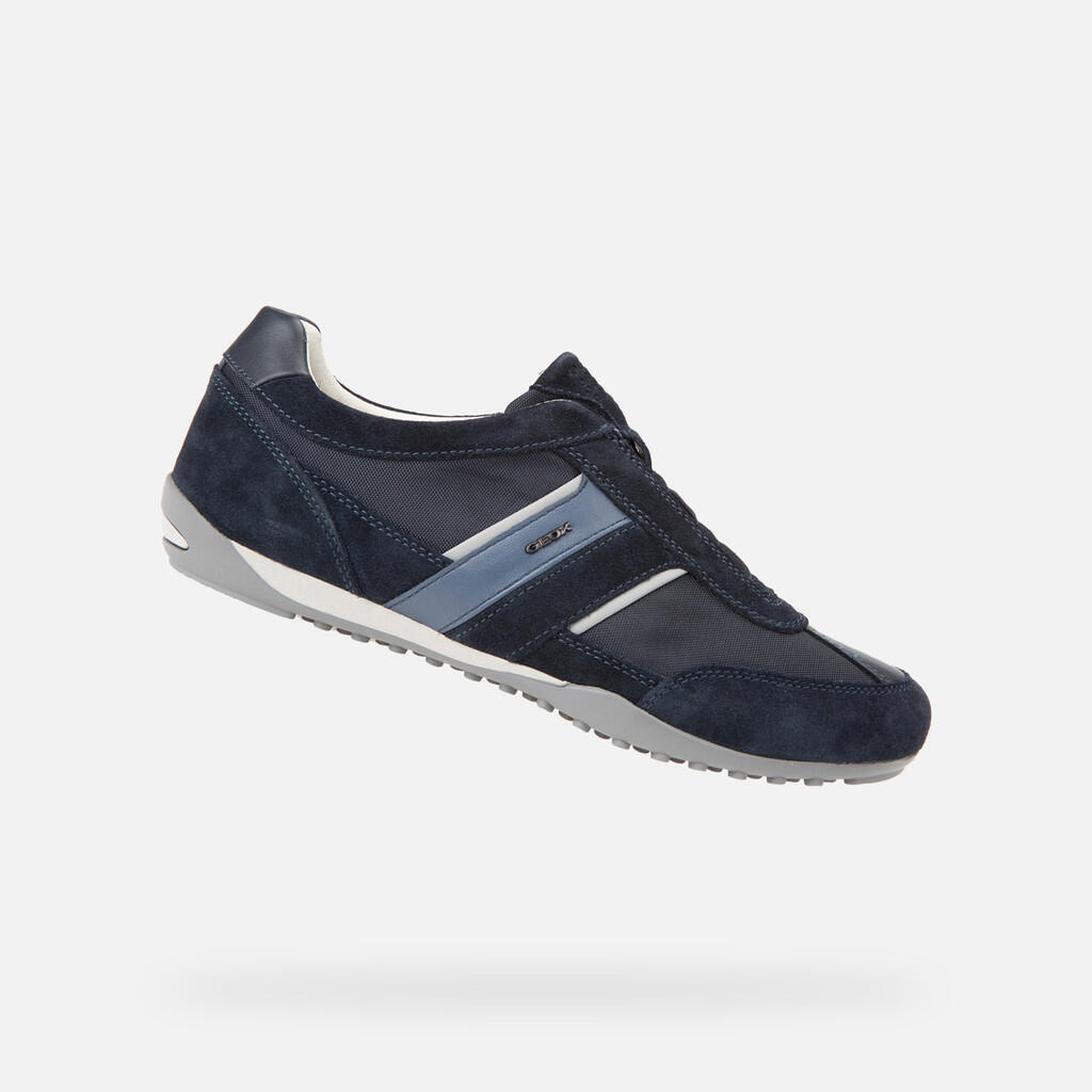 Sneakersy Geox Wells Suede+Textile