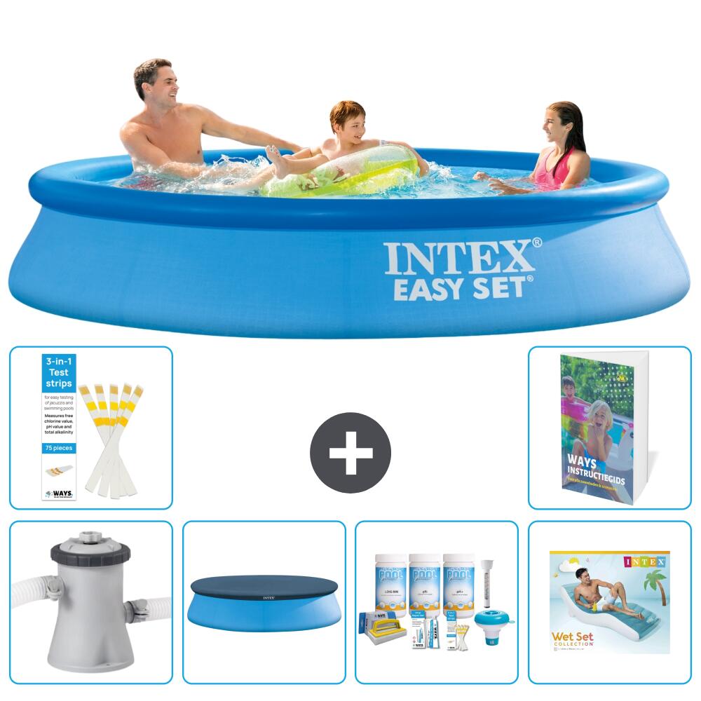 INTEX Basen Easy Set Okrągły - 305x61 cm - 7-częściowy S335