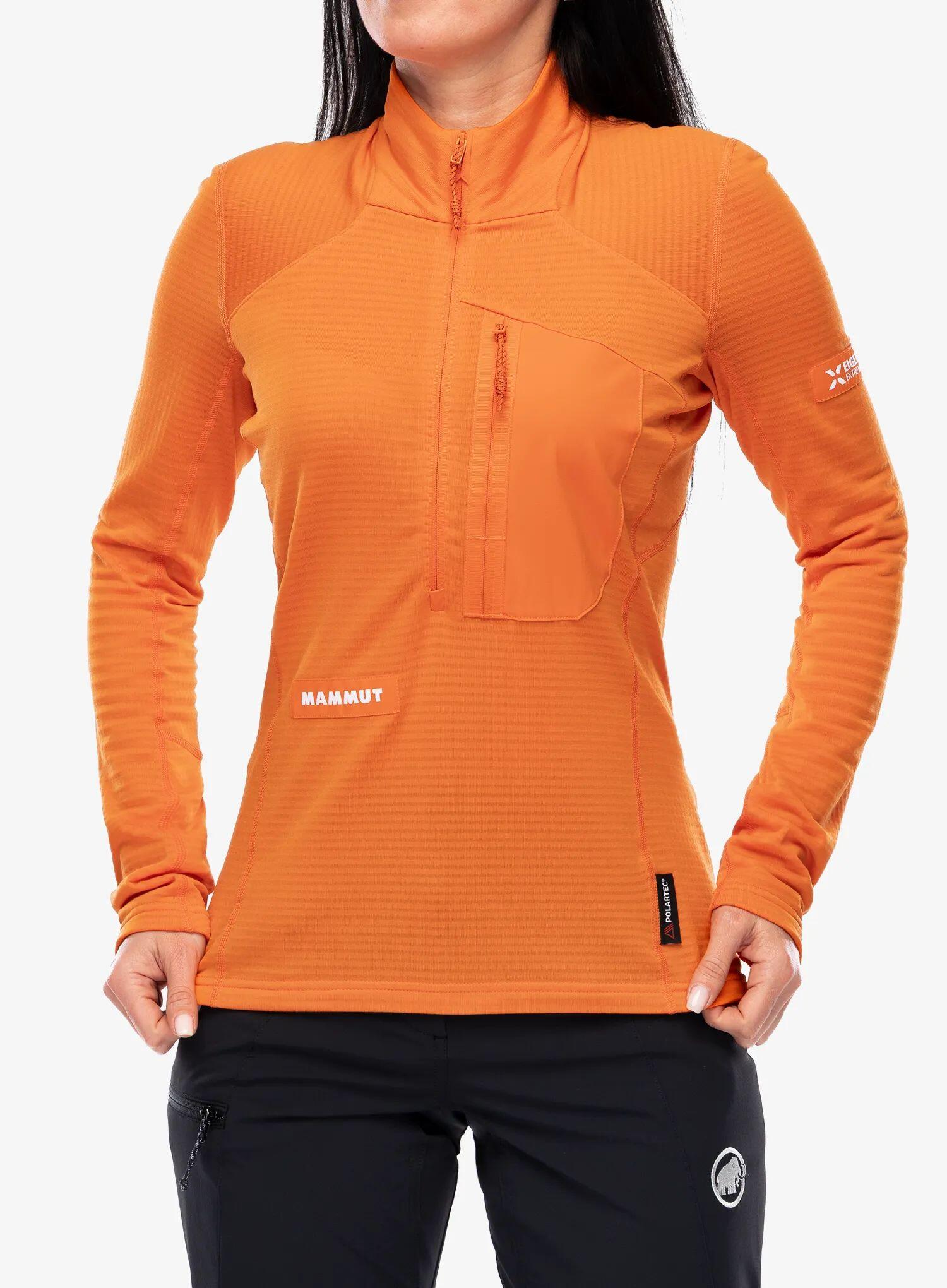 Bluza damska bez kaptura Mammut Eiger Nordwand Advanced FL Half Zip Pull