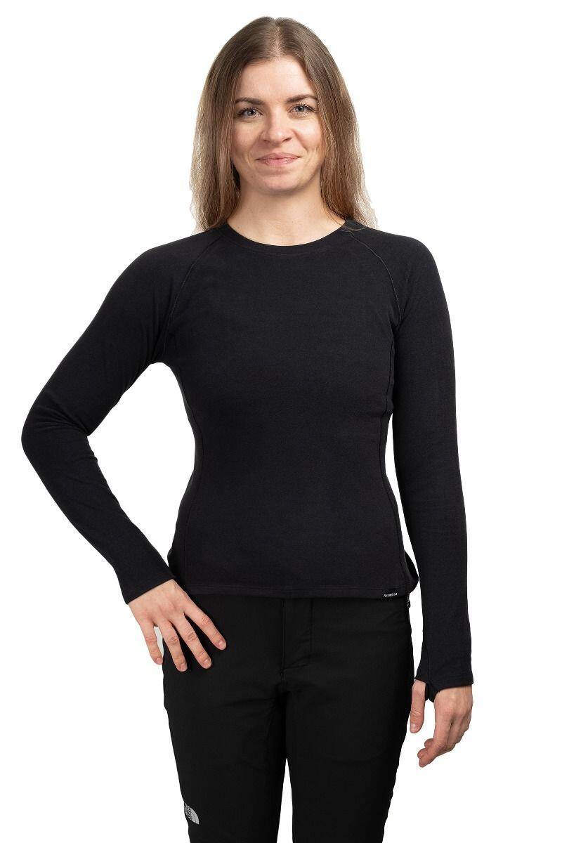 Koszulka Trekkingowa Damska Naturehike Crew Neck Reversible Women czarna s