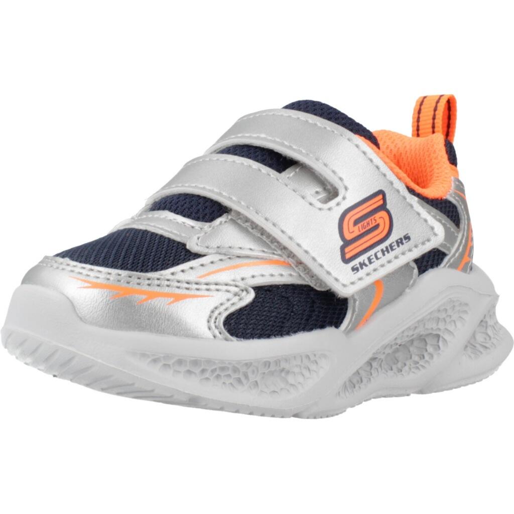 Buty SKECHERS METEORLIGHTS GLOW Srebrny