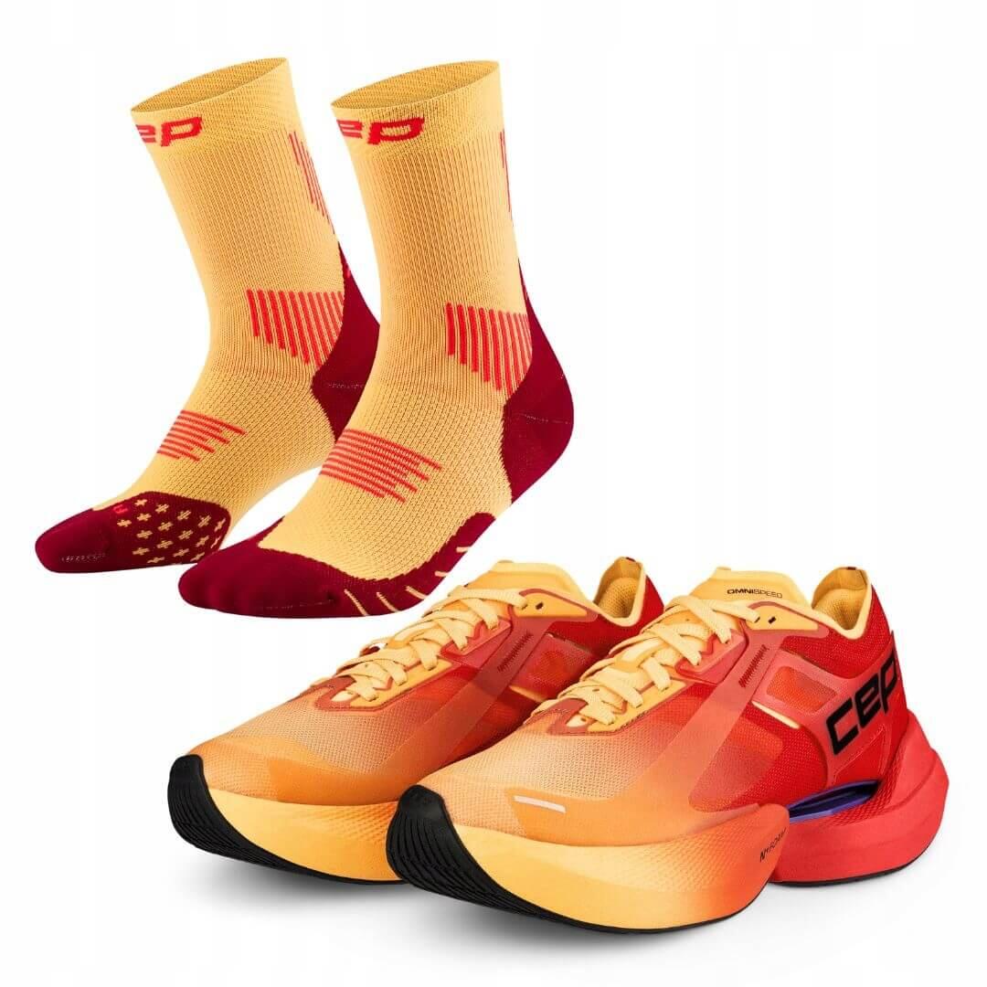 Zestaw biegacza: męskie buty sportowe i skarpety biegowe