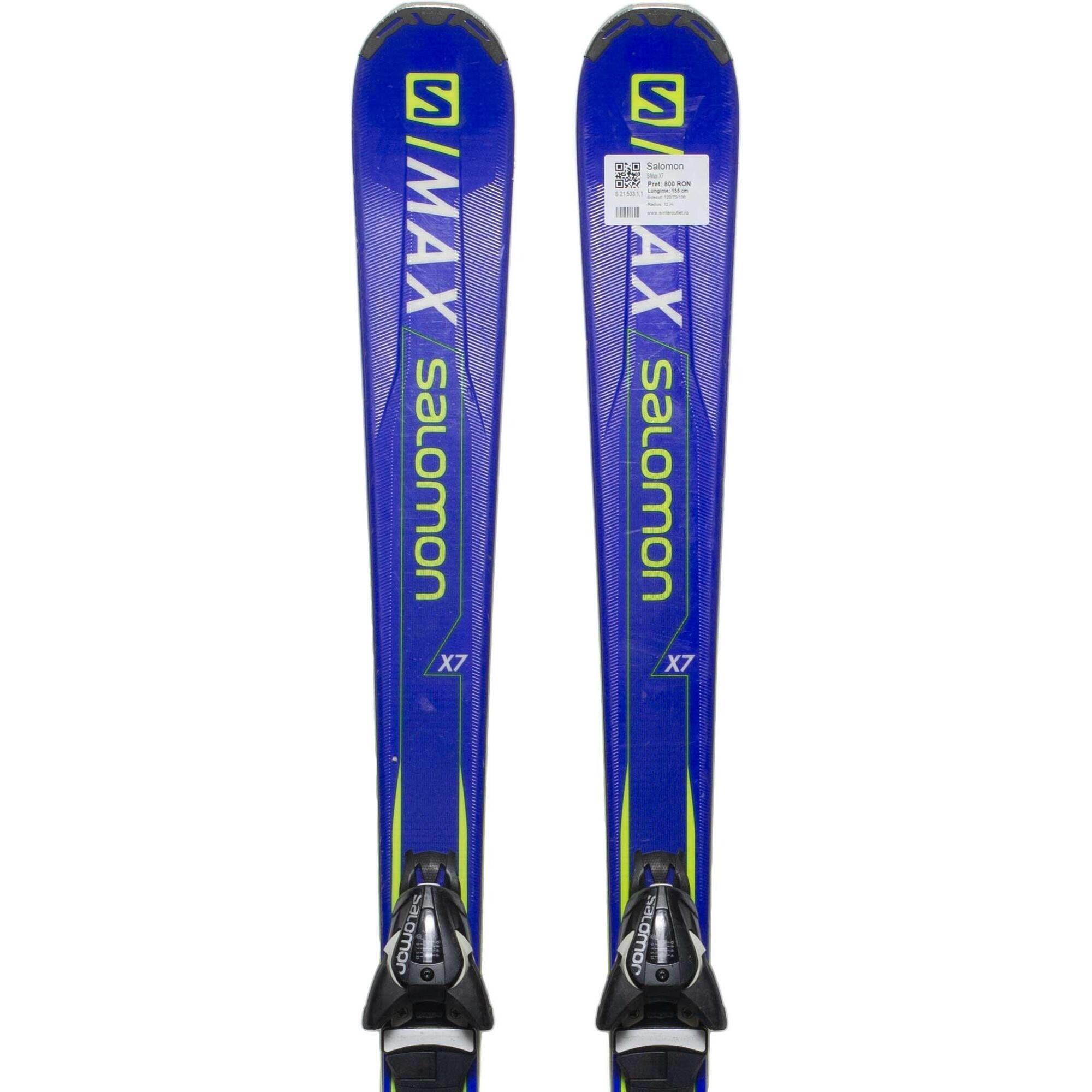 Second Life- Narty SALOMON S/Max X7  176 cm- Stan bardzo dobry