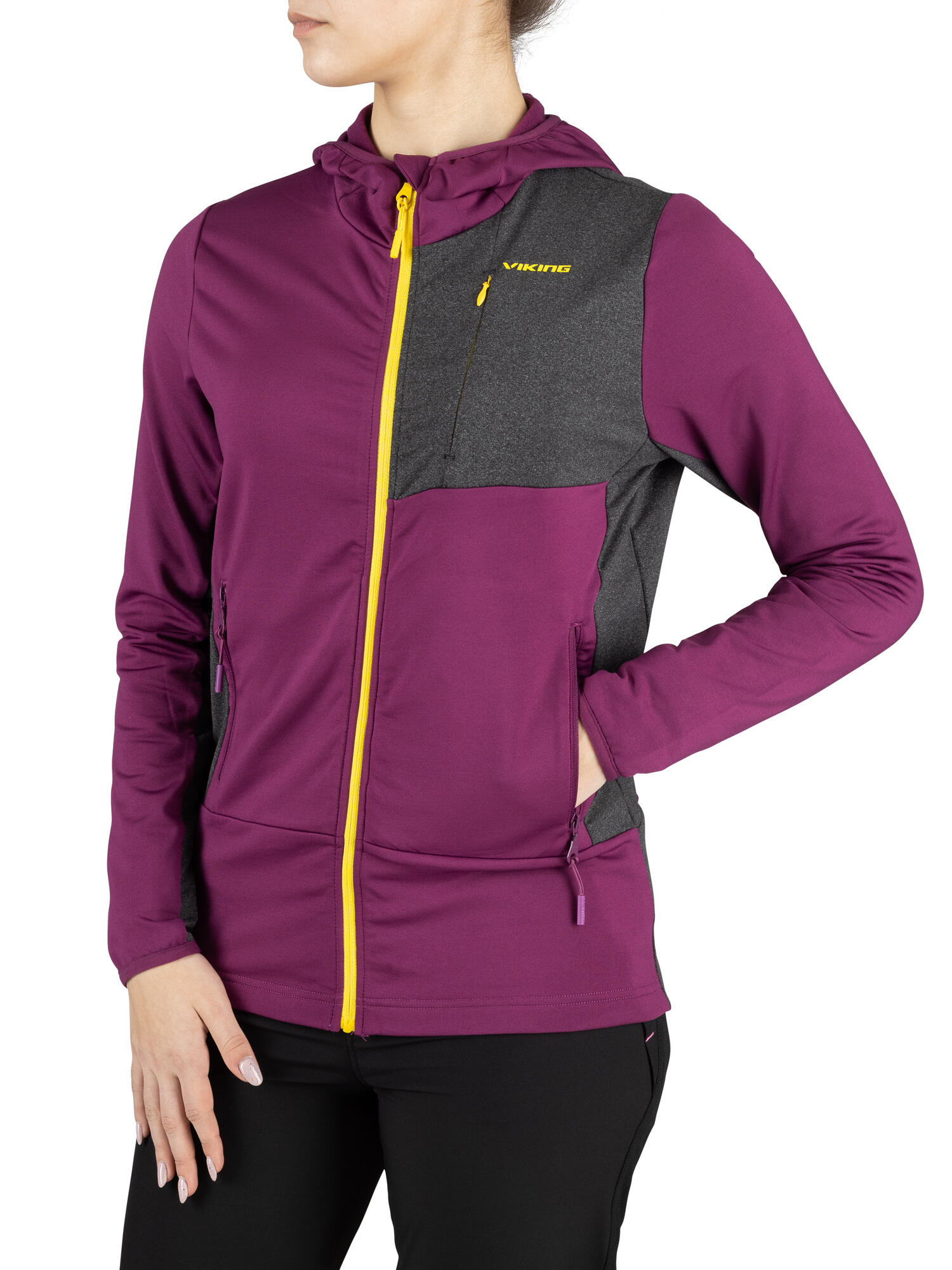 Bluza do biegania z kapturem damska Viking Tacoma Hoodie Lady