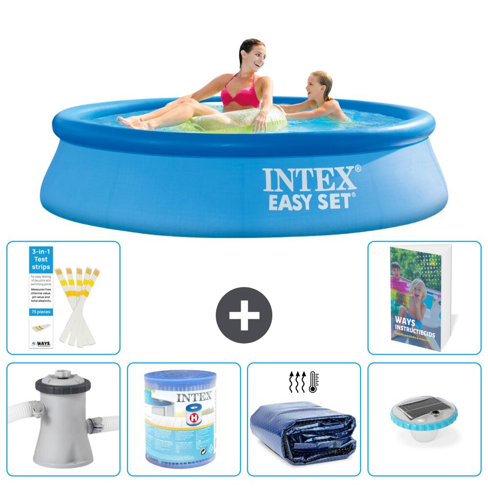 INTEX Basen Easy Set Okrągły - 244x61 cm - 7-częściowy S275