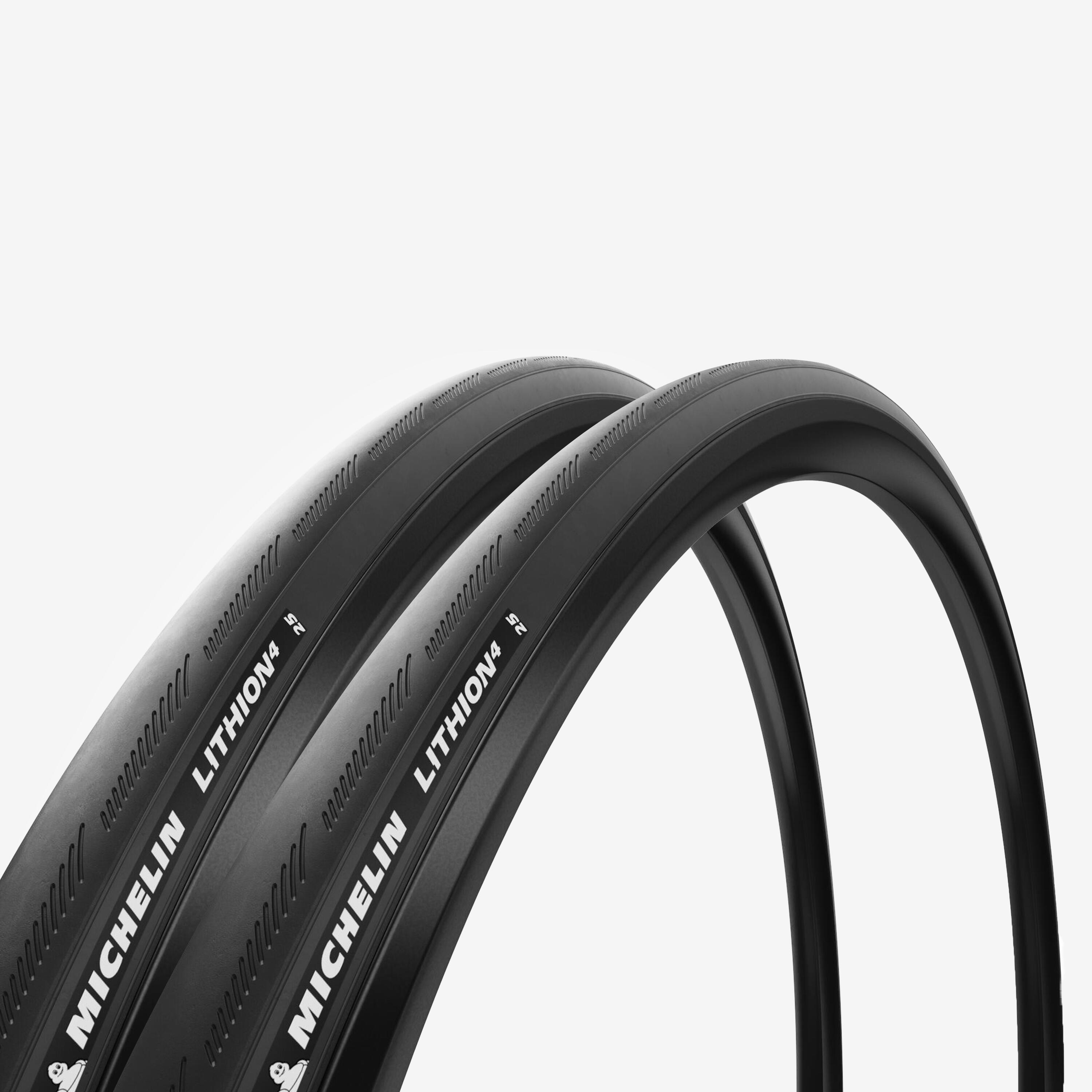 Zestaw dwóch opon szosowych Michelin Lithion 4 700x25 z miękką stopką