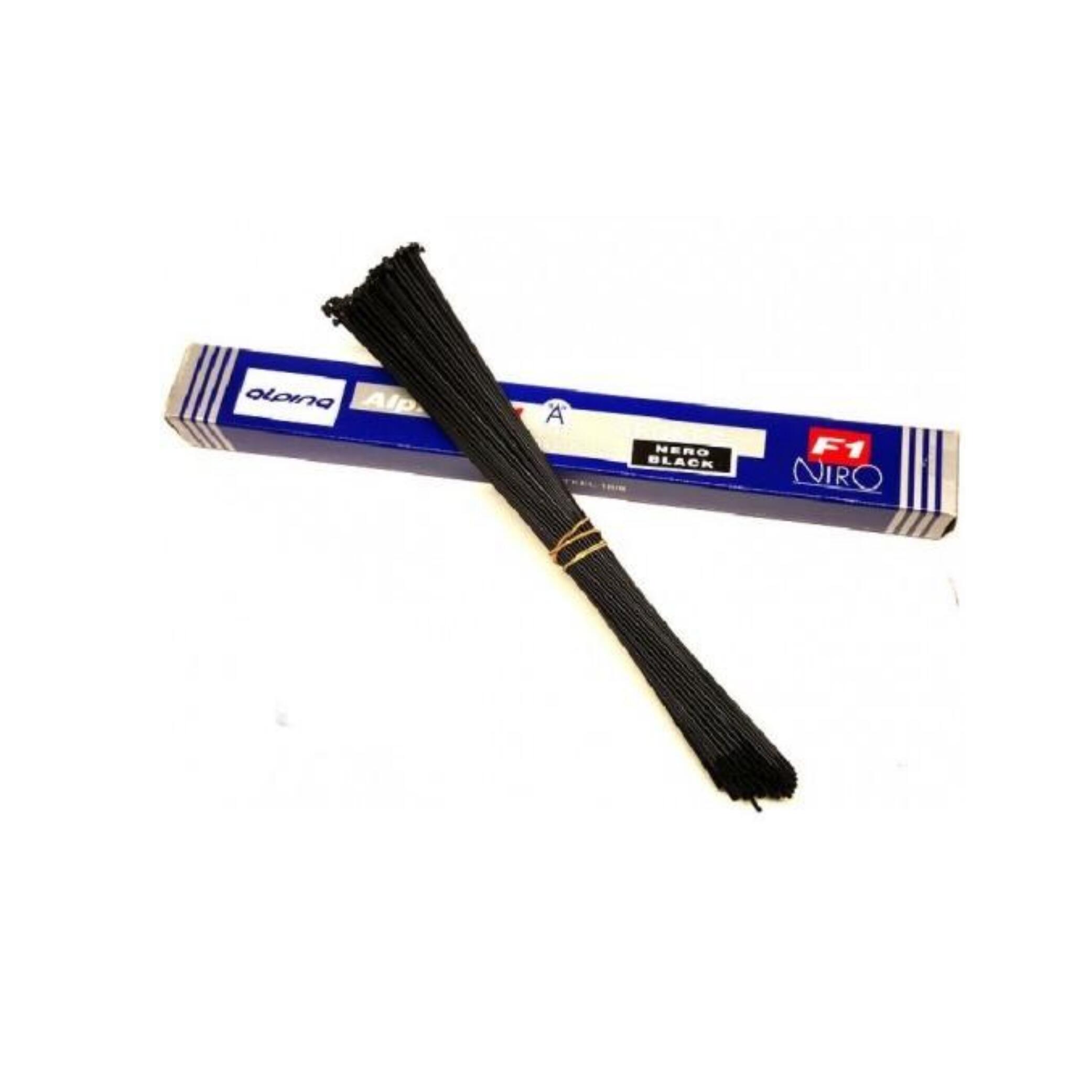 Alpina szprychy 14-268 stal nierdzewna czarne 144 szt