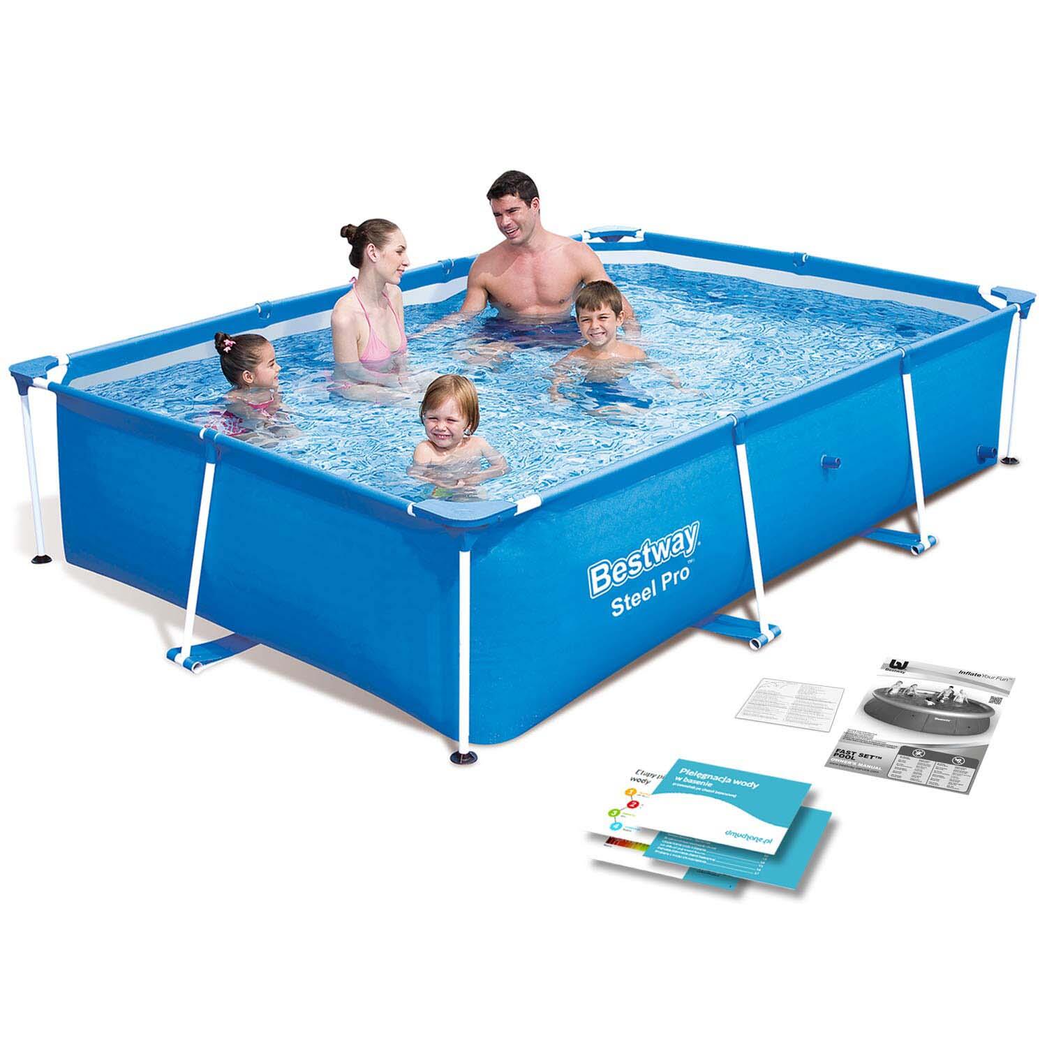 Basen stelażowy do ogrodu Bestway 259 x 170 x 61cm