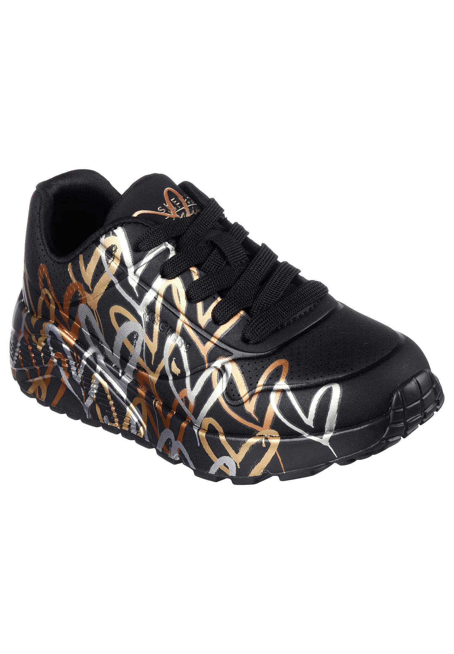 Buty sportowe Sneakersy dziewczęce, JGoldCrown: Uno Lite - Metallic