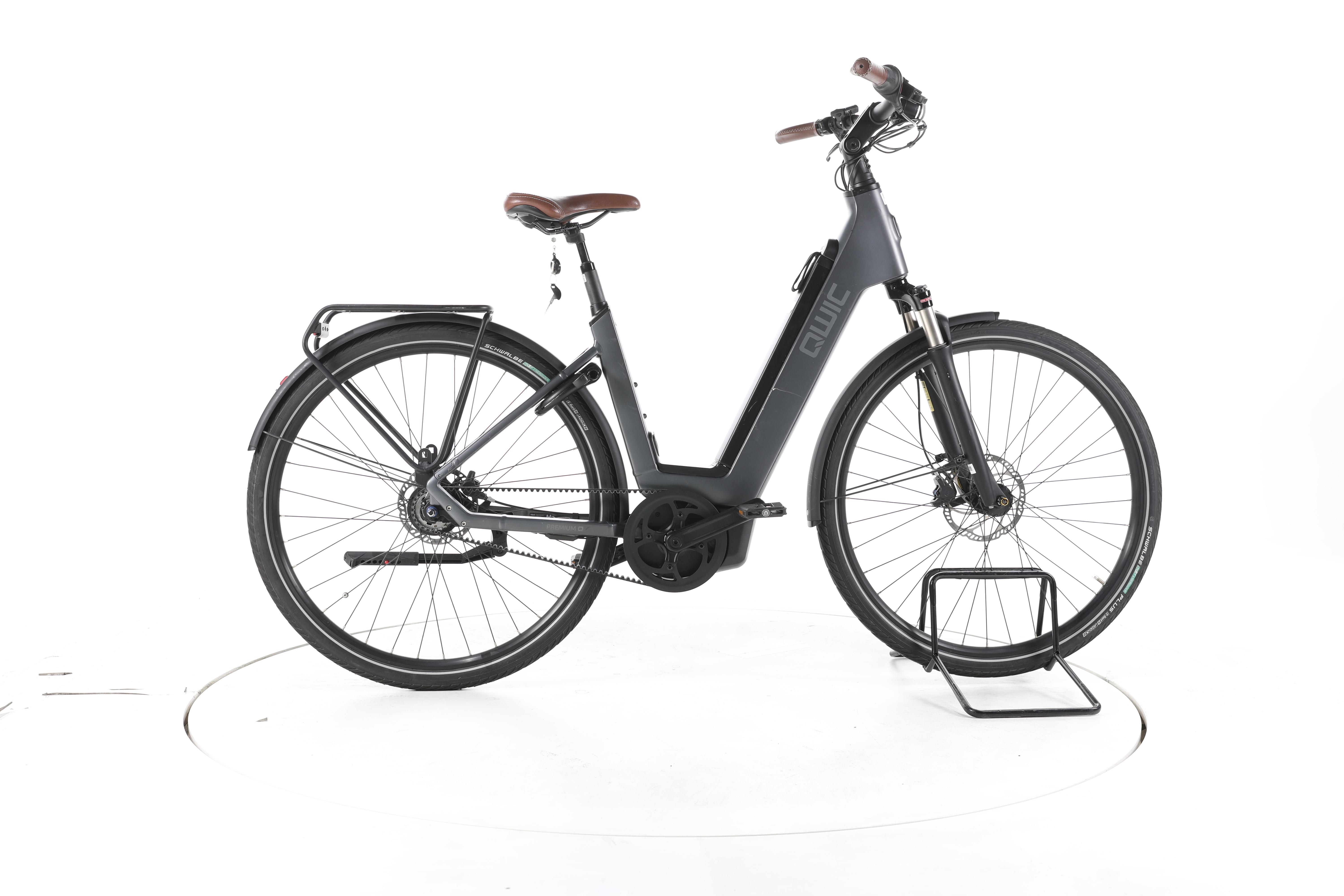 Second Life - QWIC Premium Q City E-Bike Niska rama - Stan dobry