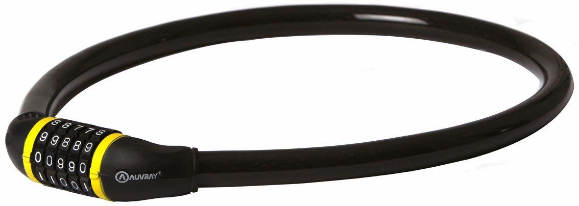 Stalowa linka z zamkiem na szyfr - długość 80cm, średnica 20mm AUVRAY COMBI 80