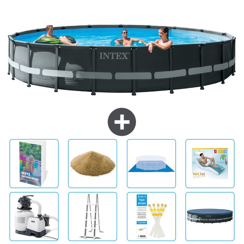 INTEX Basen Ultra XTR Okrągły - 610x122 cm - 9-częściowy S545