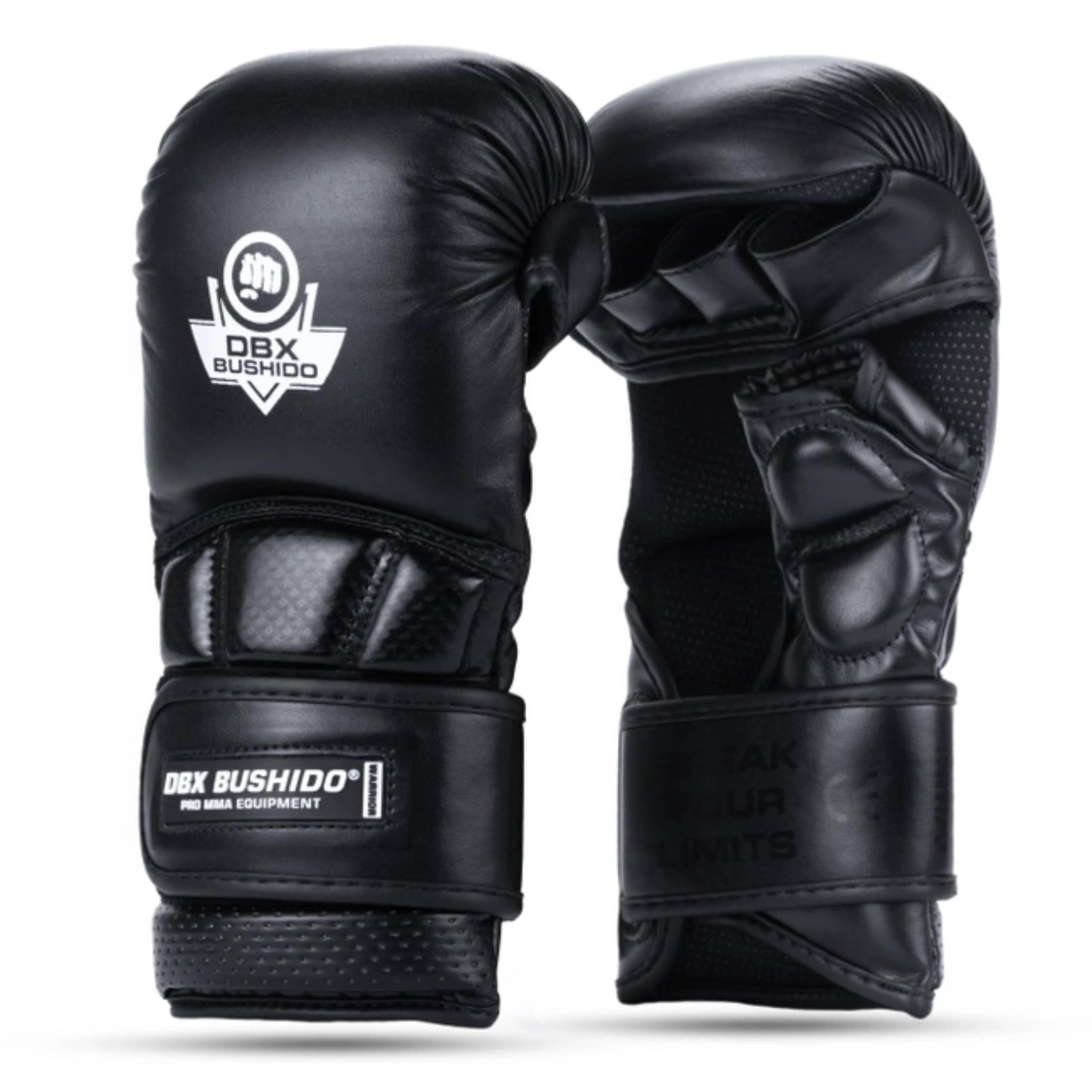 Rękawice sparingowe MMA DBX Bushido - Warrior Black