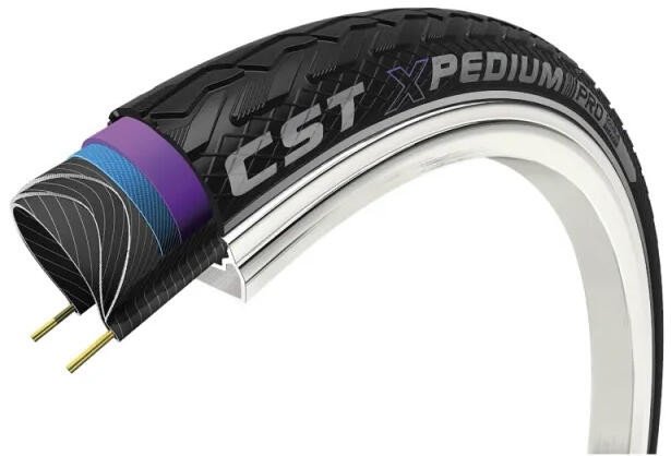 Opona Xpedium Pro 28 X 1.40/37-622Mm - Czarna Z Odblaskiem