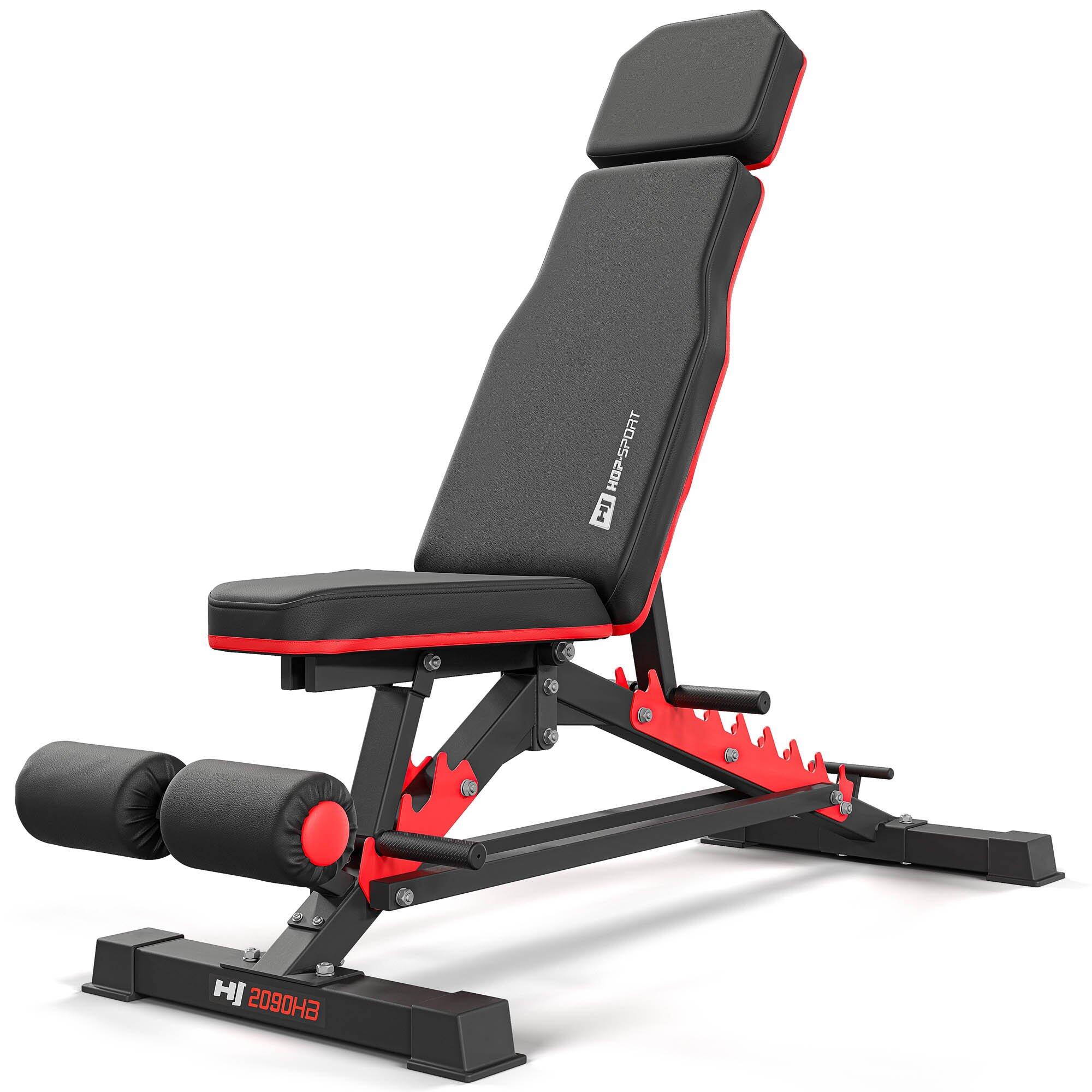 Ławka kulturystyczna do ćwiczeń Hop-Sport HS-2090HB regulowana