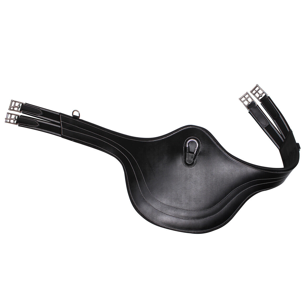 Popręg do jazdy konnej z fartuchem QHP Luxe