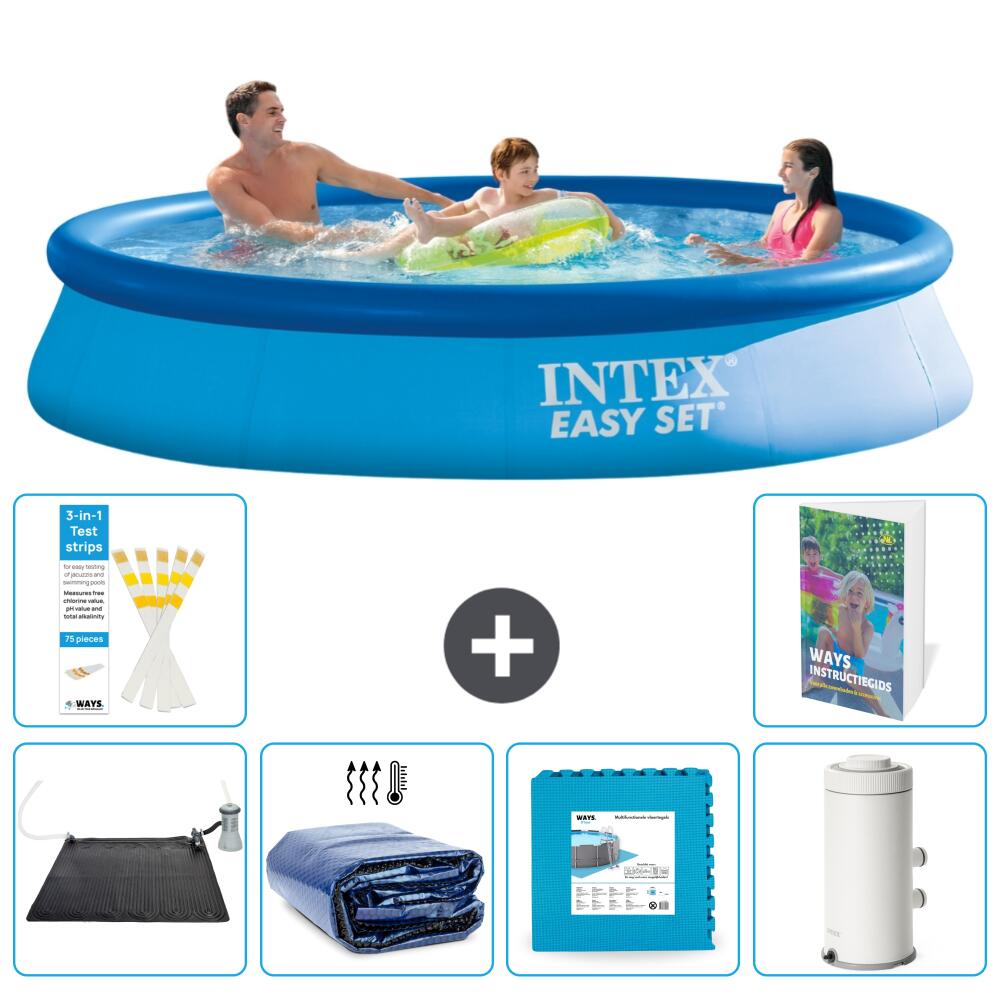 INTEX Basen Easy Set Okrągły - 366x76 cm - 7-częściowy S166