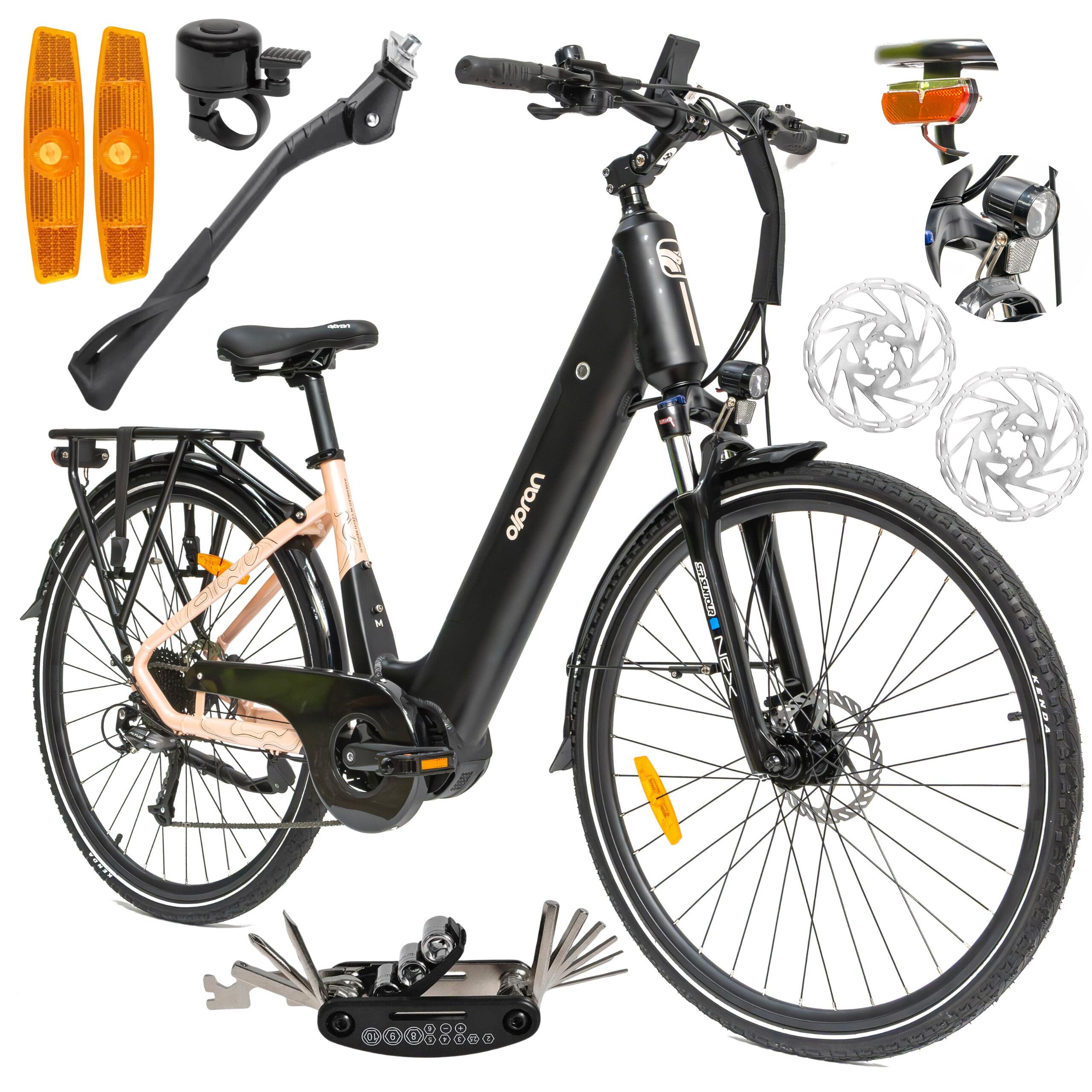 Rower Elektryczny Trekkingowy Olpran Tilia Low Koła 28