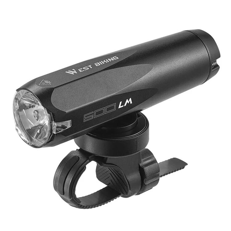 Wielofunkcyjna latarka rowerowa z czujnikiem światła 600 lumenów Type-C