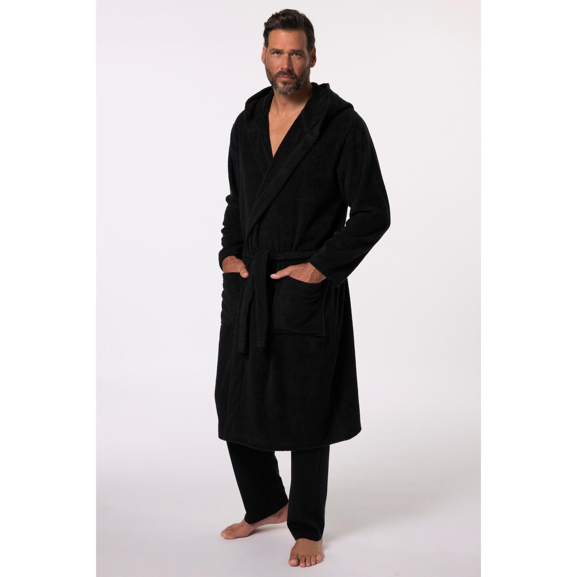 Męski Szlafrok odzież domowa frotte kaptur do roz. 8 XL