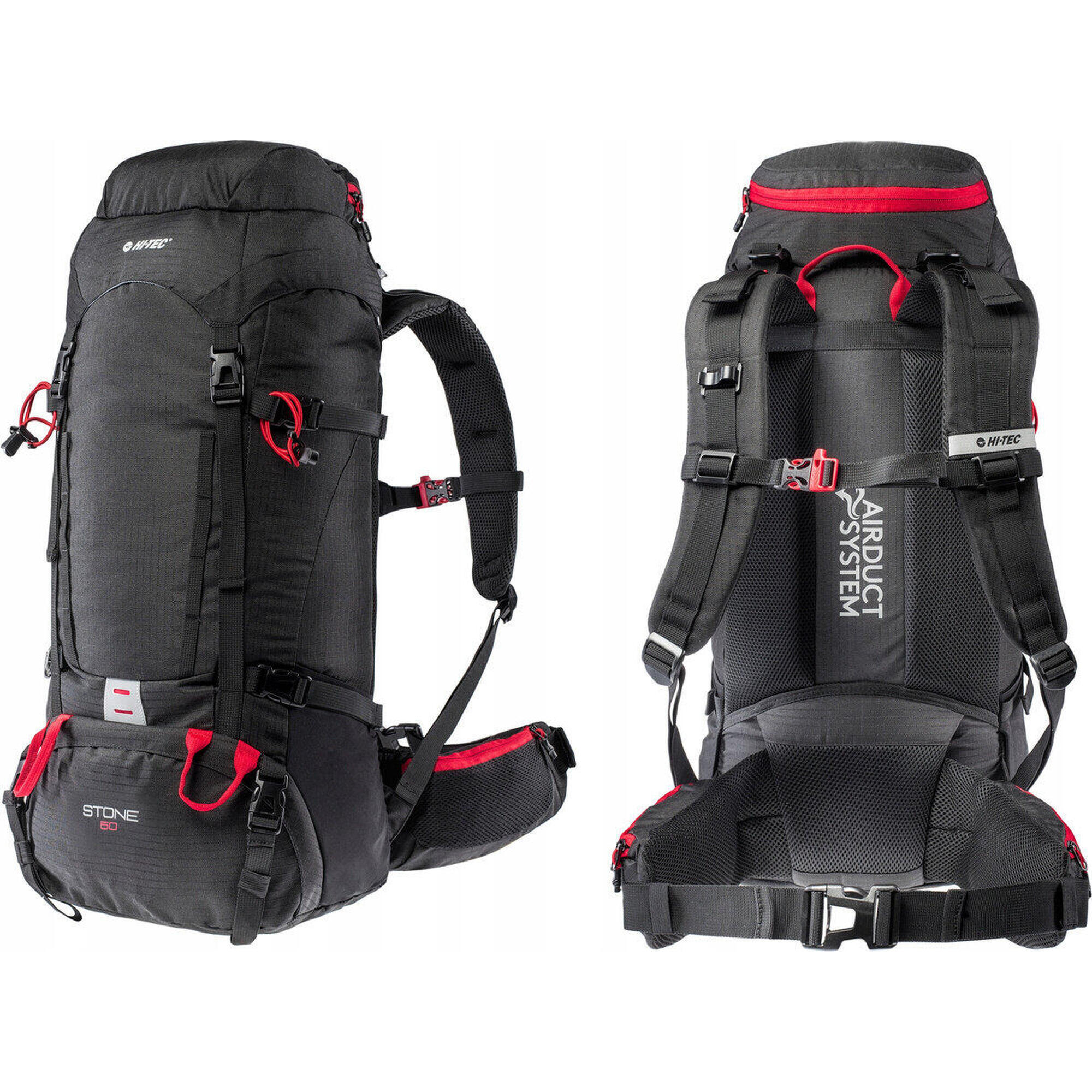 Plecak turystyczny trekkingowy wyprawowy górski ze stelażem Hi-Tec Stone 50 l