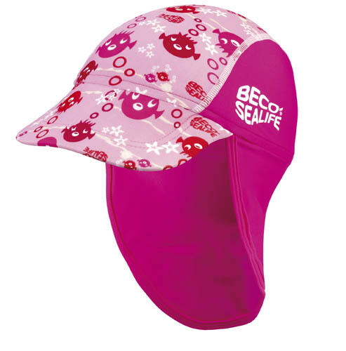 Czapka przeciwsłoneczna Beco-sealife dla dziewczynek SPF 50+ 46 cm