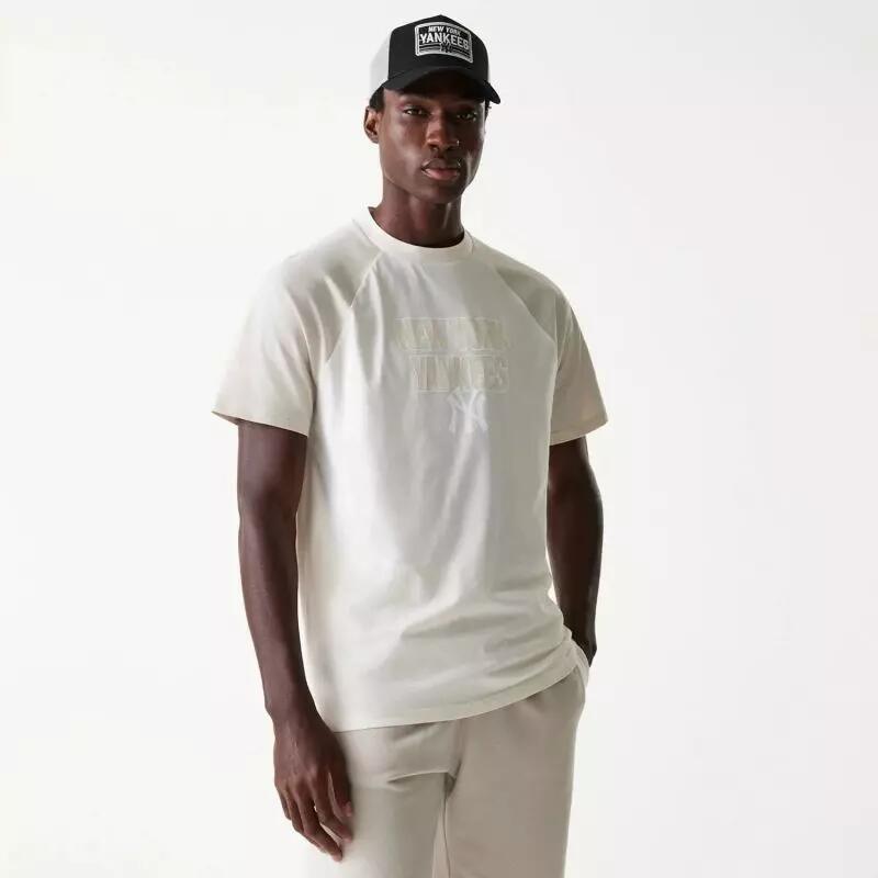T-shirt MLB New York Yankees New Era Raglan Oversize Crème