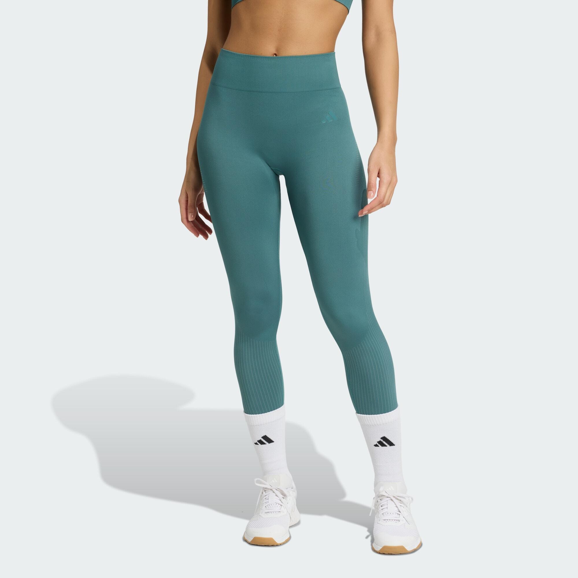 Długie dzianinowe legginsy do ćwiczeń Essentials