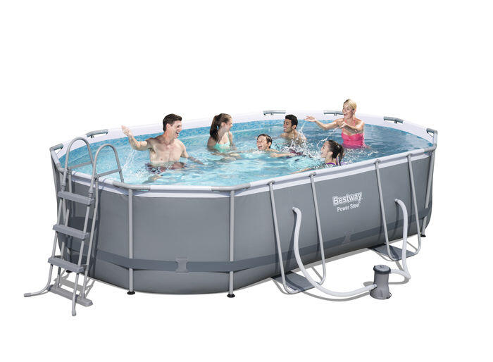 Basen Ogrodowy dla dzieci Bestway 56448 naziemny z zestawem POWER STEEL