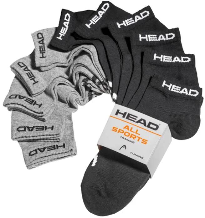 Skarpety Head Elements Sneaker Socks 11 szt. Czarno-szary Melange Mix 39-42