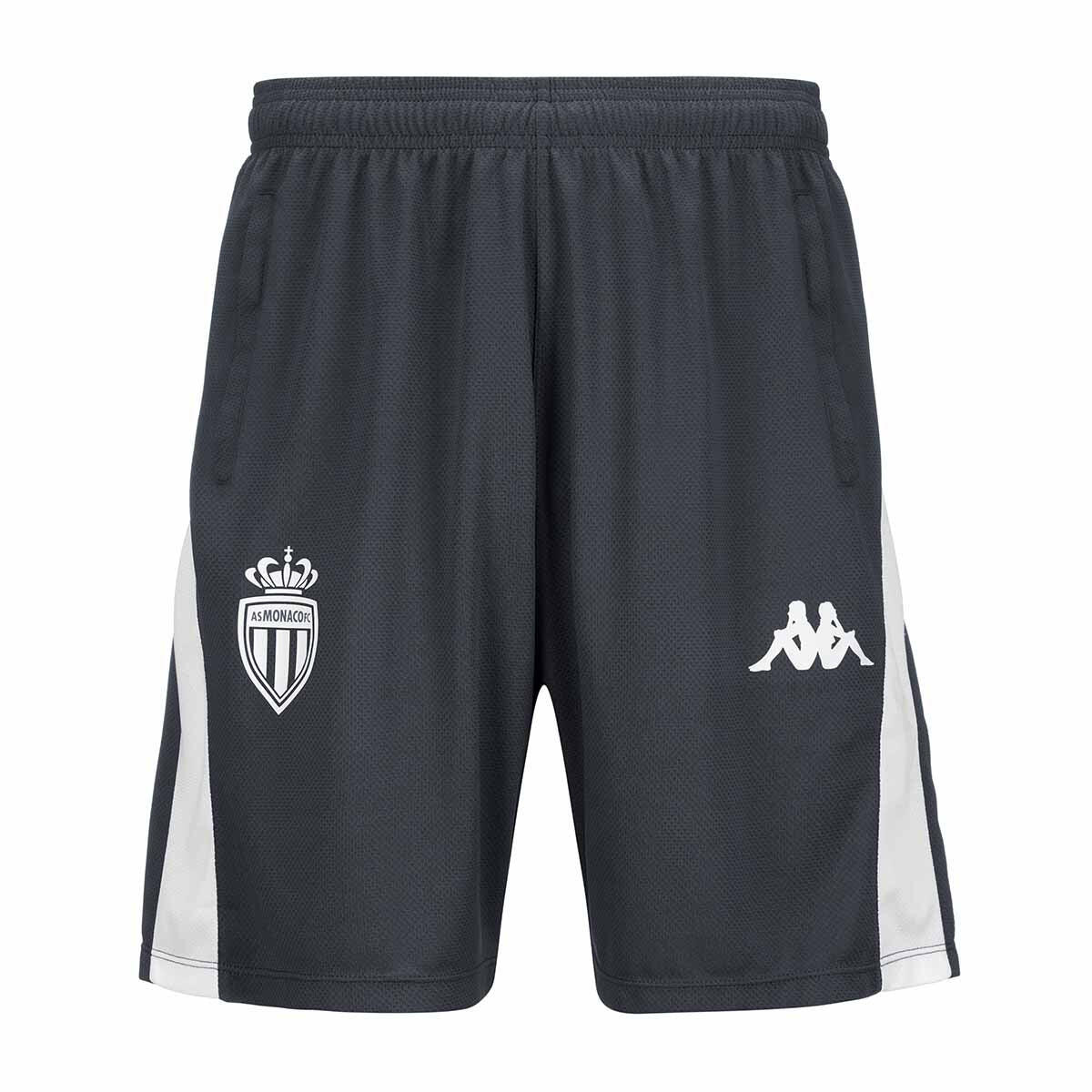 Spodnie krótkie dla dzieci AS Monaco Ahorazip Pro 8 2024/25