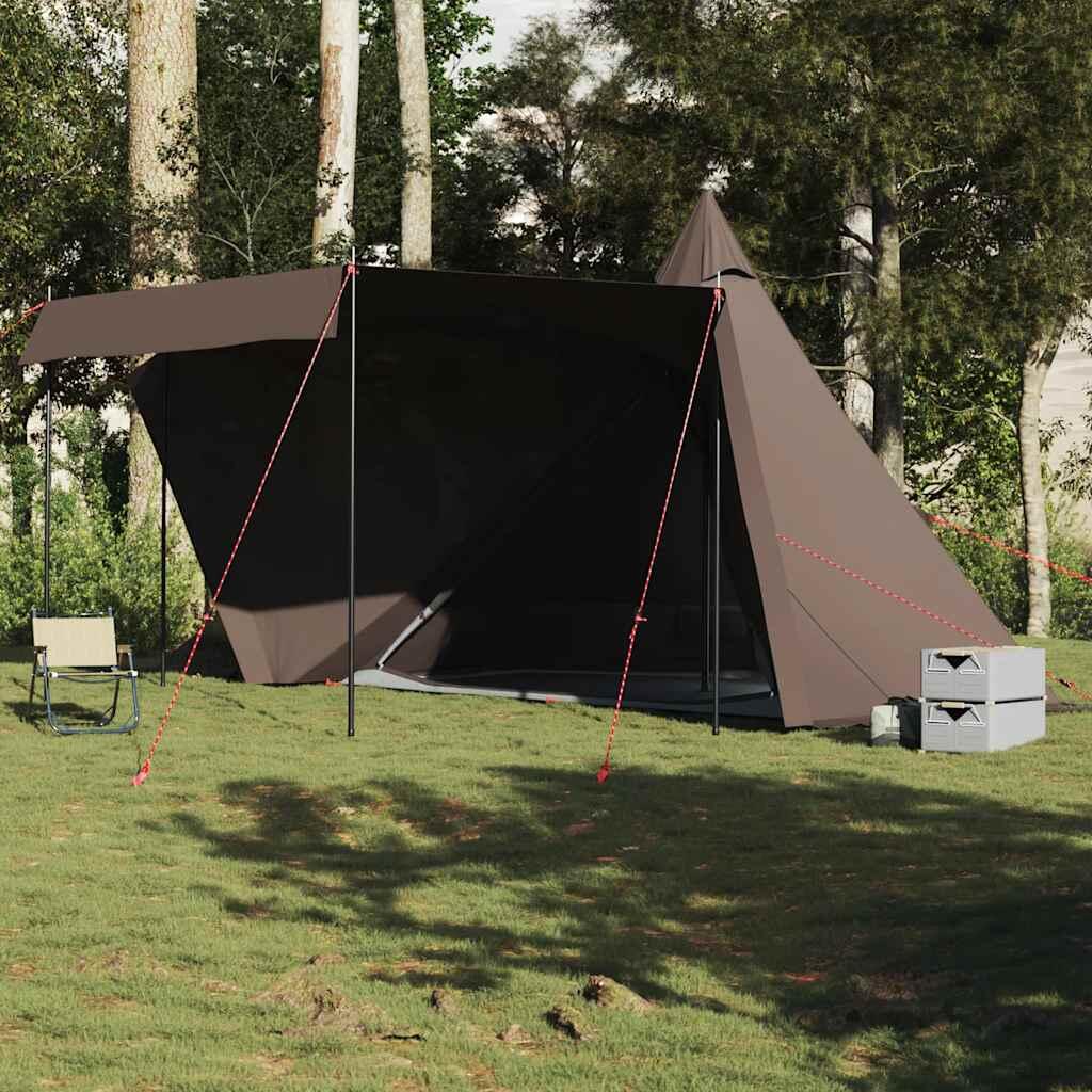 Namiot tipi VidaXL 6-osobowy wodoodporny brązowy